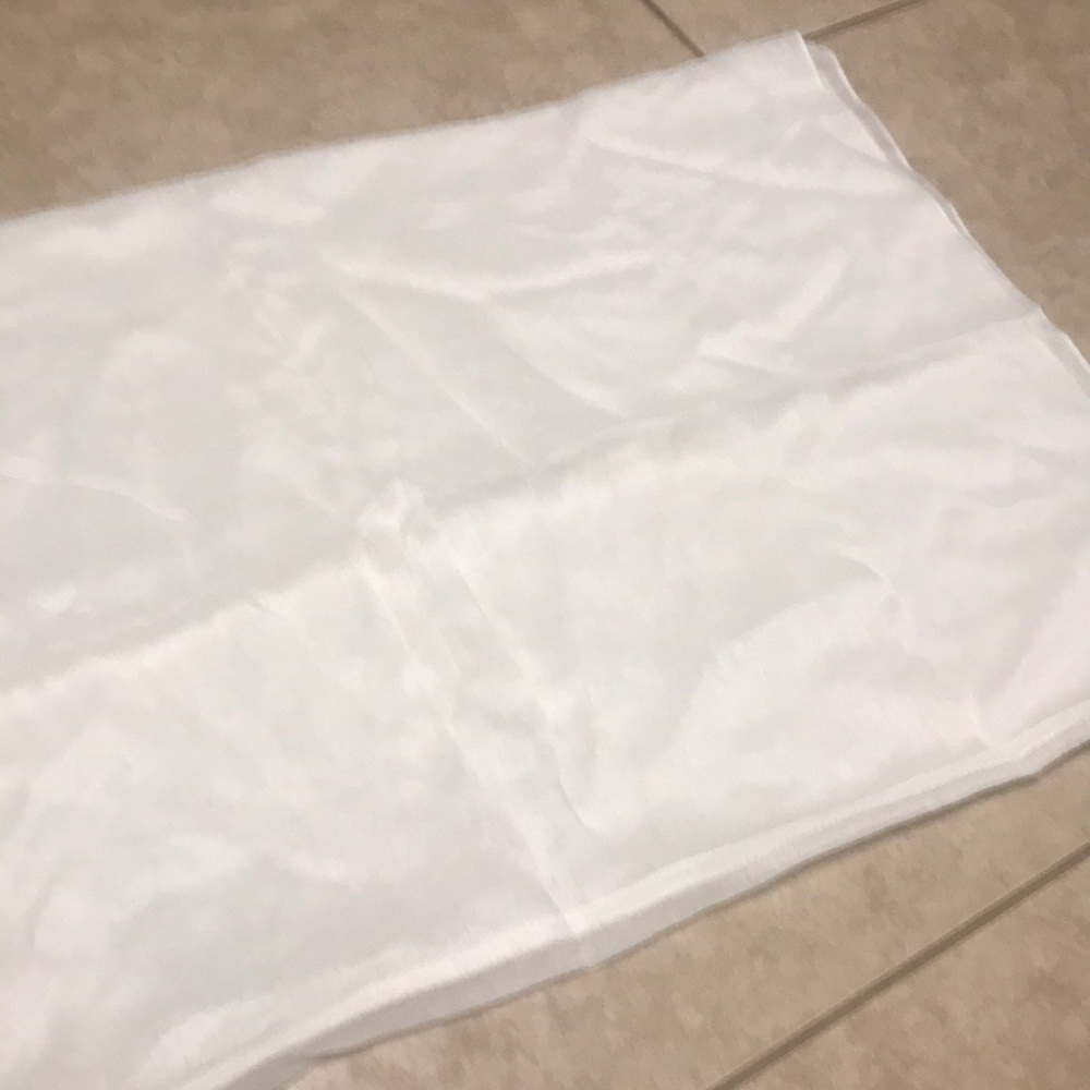 Calvin Klein Egg White Acrylic Infinity Scarf OS - Picture 3 of 5